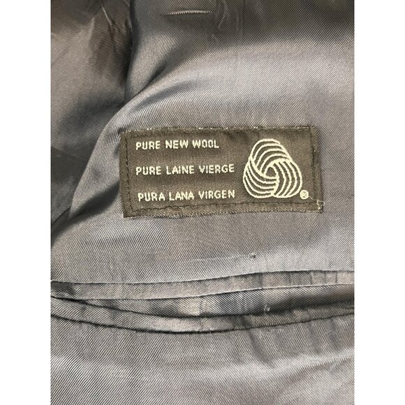 Chaps Ralph Lauren Blazer Mens 43R Wool Gold Buttons Double Vent Classic Jacket - Picture 4 of 13